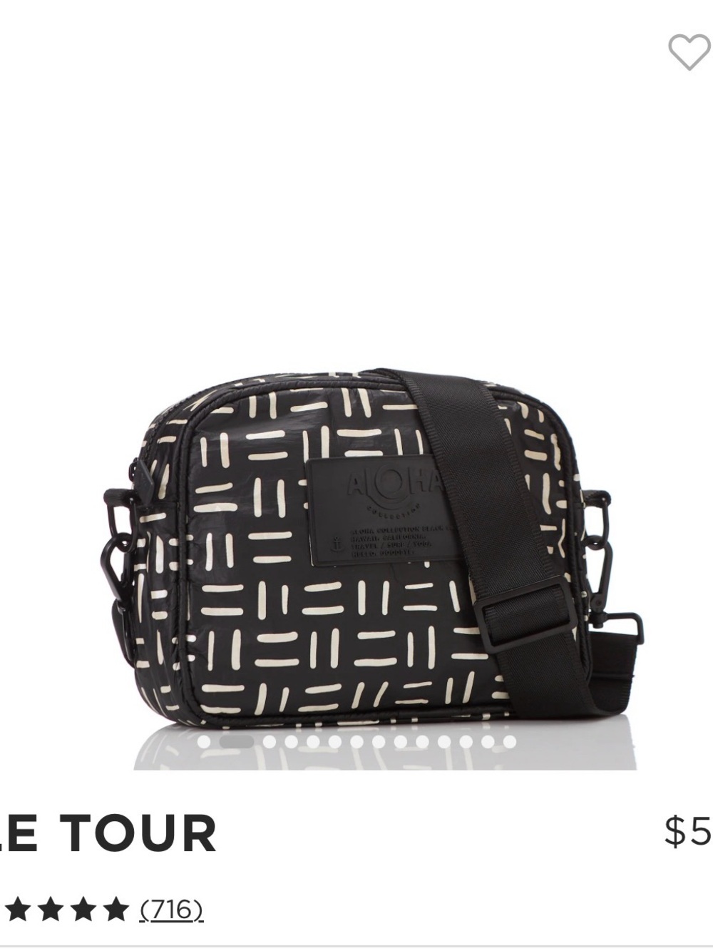 Aloha collection Le tour cross body bag